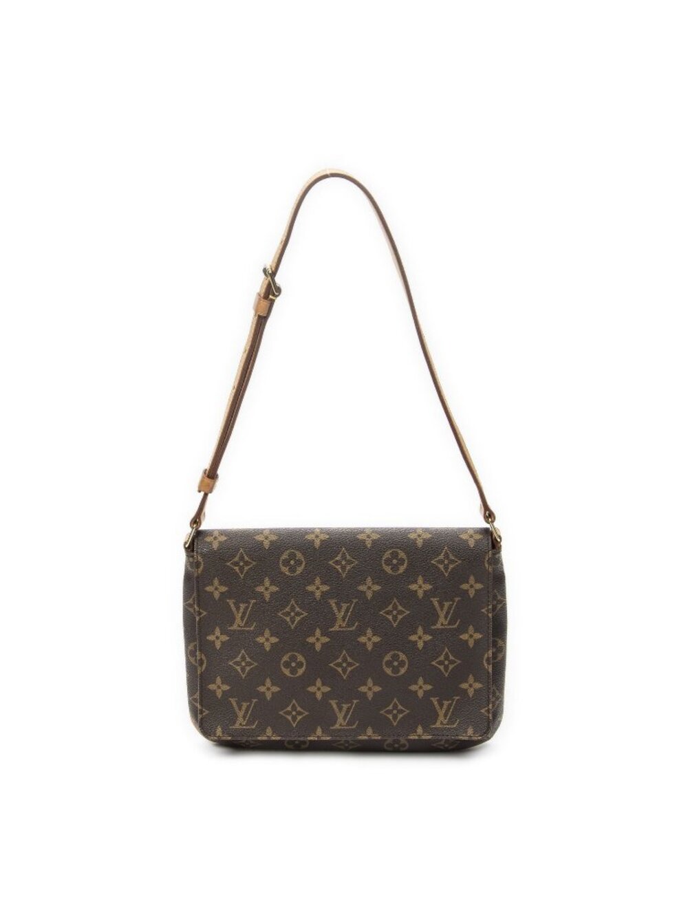 Louis Vuitton Musette Tango Brown Monogram Canvas Crossbody